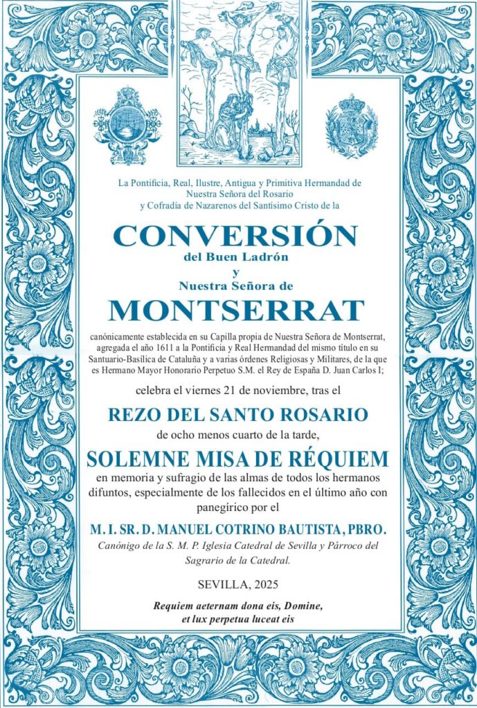 Conversion del buen ladron y nuestra seora de montserrat