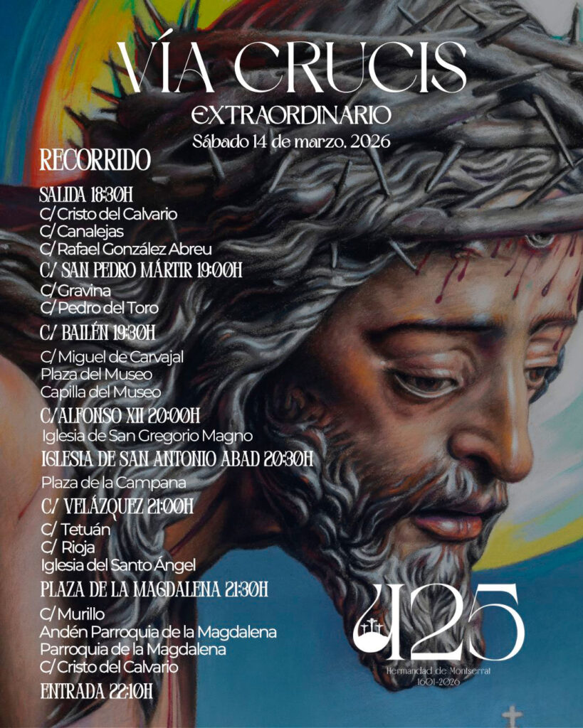 recorrido via crucis conversion 2026