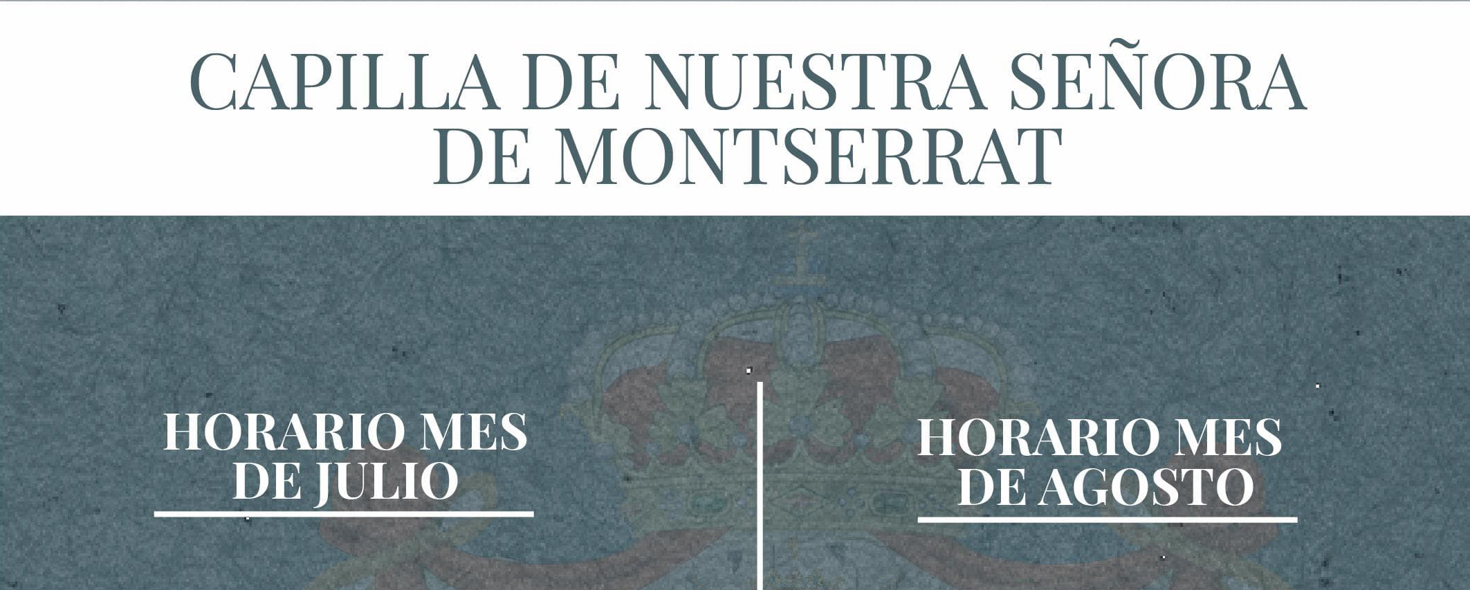 horario verano montserrat port