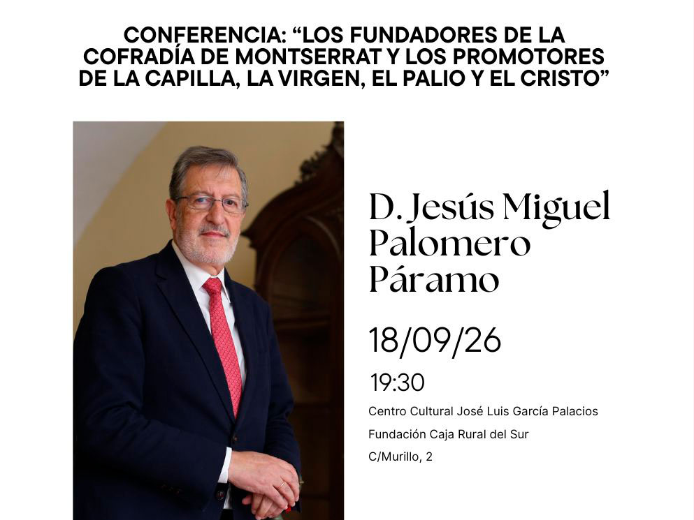 CONFERENCIA fundadores hermandad montserrat port CONFERENCIA fundadores hermandad montserrat port
